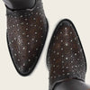 Cuadra Womens Maple Laser & Studs Round Toe Tall Boots Dark Brown - CU759