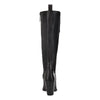 Cuadra Womens Maple Laser & Studs Round Toe Tall Boots Dark Brown - CU759