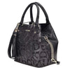 Cuadra Womens Stingray Laser Cut Leather Tote Bag