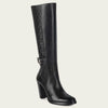 Cuadra Womens Tall Deer Boots Black - FC887