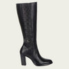 Cuadra Womens Tall Deer Boots Black - FC887