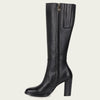 Cuadra Womens Tall Deer Boots Black - FC887