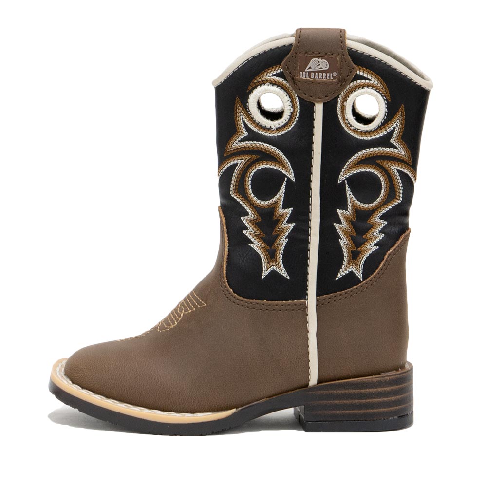 DBL Barrel Kids Trace Western Boots (Sizes: 4 - 8) - 4419202