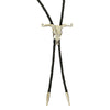 Double S Western Longhorn Skull Adult Bolo Tie