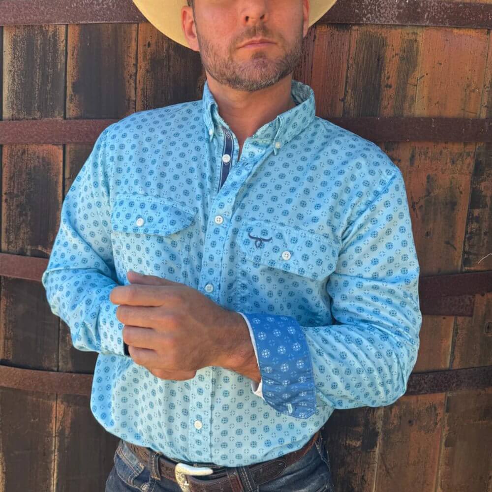 Drover Cowboy Mens Performance Vent Shirt