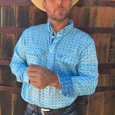 Drover Cowboy Mens Performance Vent Shirt