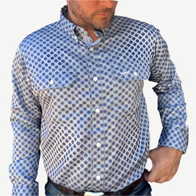 Drover Cowboy Mens Performance Vent Shirt