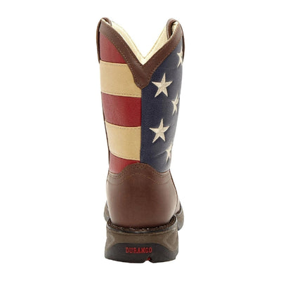Durango Youth Patriotic Flag Western Boots (Sizes: 1 Youth - 6 Youth)