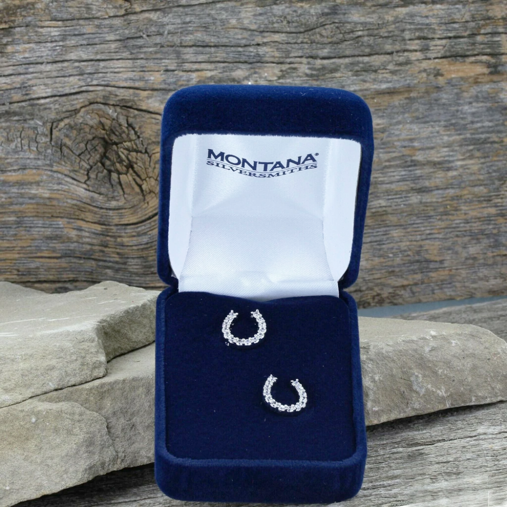 Montana Silversmiths Womens Tiny Rider Earrings - ER1251