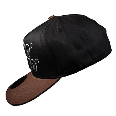 El Vikingo Black Mao' Meno' Outline Cap