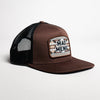 El Vikingo Mens Brown Patch Mao' Meno' Cap - VKPATCHMAOMENOBROWN