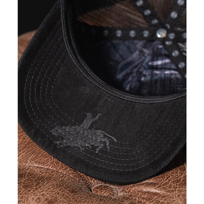 El Vikingo Mens El Jinete Cap Black - VKELKINETEBLACK