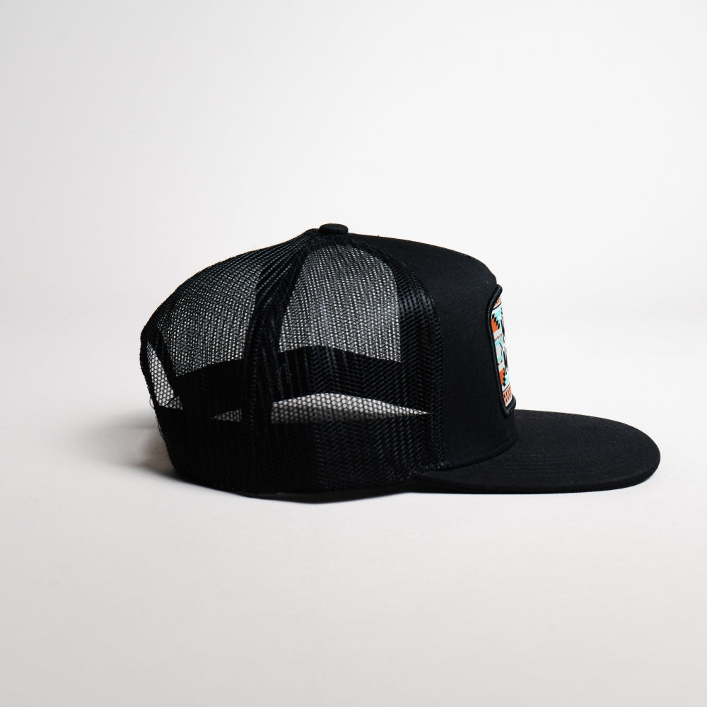 El Vikingo Mens Mao' Meno' Turquoise Patch Cap - VKPATCHMAOMENOTURQ