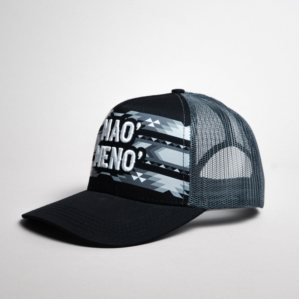 El Vikingo Mens Tribal Mao' Meno' Cap - VKTRIBALMAOMENOBLACK
