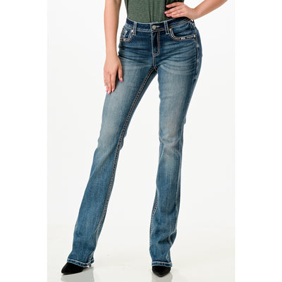 Grace In L.A. Womens Bootcut Jeans