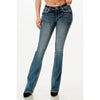 Grace In L.A. Womens Embroidered Pocket Jeans 