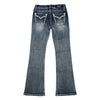 Grace in L.A. Girls Aztec Flap Bootcut Jeans