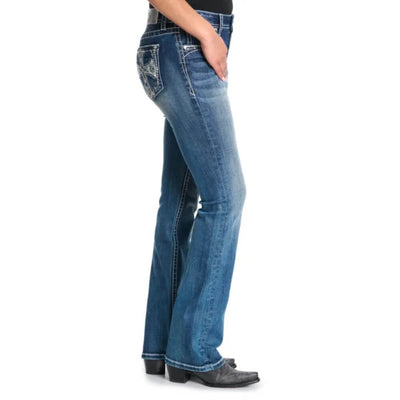 Grace in L.A. Womens Crosses Bootcut Jeans
