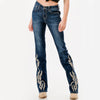 Grace in L.A. Womens Mid rise Bootcut Jeans