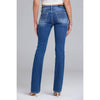 Grace in L.A. Womens Aztec 3D Mid-Rise Bootcut Jeans Medium Wash - EB62031