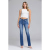 Grace in L.A. Womens Aztec 3D Mid-Rise Bootcut Jeans Medium Wash - EB62031