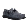 Hey Dude Mens Wally Stretch Sox Shoes Granite Grey/Black- 41898-1U4