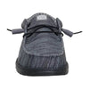 Hey Dude Mens Wally Stretch Sox Shoes Granite Grey/Black- 41898-1U4