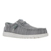 Hey Dude Mens Wally Stretch Sox Shoes Grey - 41898-030