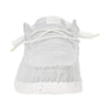 Hey Dude Mens Wally Stretch Sox Shoes Storm White - 41898-1UO