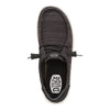 Hey Dude Womens Wendy Stretch Sox Shoes Black/White - 41878-066