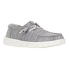Hey Dude Womens Wendy Stretch Sox Shoes Light Grey - 41878-007