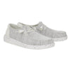 Hey Dude Womens Wendy Stretch Sox Shoes Stone White - 41878-1KA