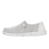 Hey Dude Womens Wendy Stretch Sox Shoes Stone White - 41878-1KA