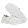 Hey Dude Womens Wendy Stretch Sox Shoes White - 41878-100