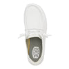 Hey Dude Womens Wendy Stretch Sox Shoes White - 41878-100