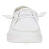 Hey Dude Womens Wendy Stretch Sox Shoes White - 41878-100