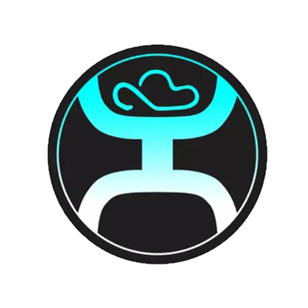 Hooey 2.0 Turquoise Ombre Sticker - ST1001TQ-01