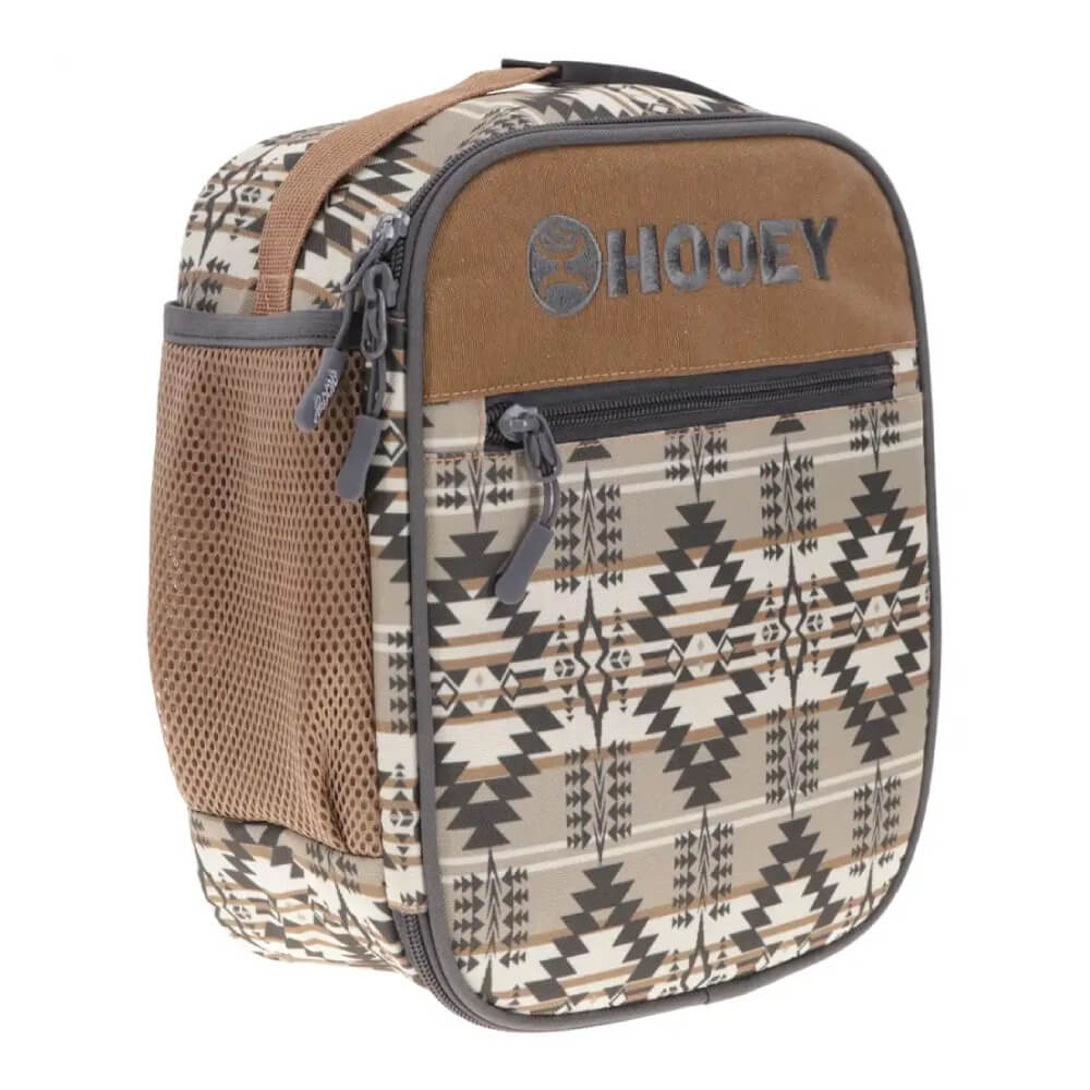 Hooey Aztec Lunchbox Tan & Charcoal - HLB2601-TNAZ