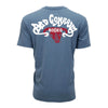 Hooey Bad Company Rodeo Mens Graphic T-Shirt Denim Color - HT1832DE