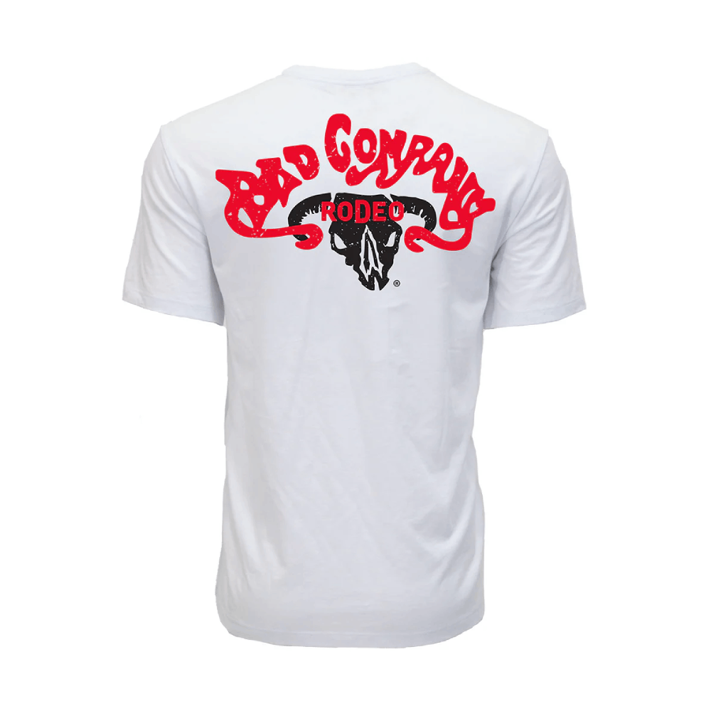 Hooey Bad Company Rodeo Mens Graphic T-Shirt White