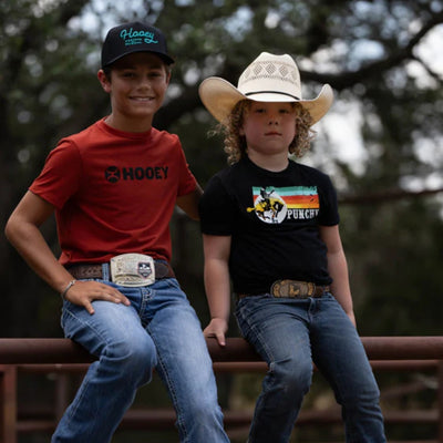 Hooey Boys "Punchy" Black w/Serape T-Shirt 