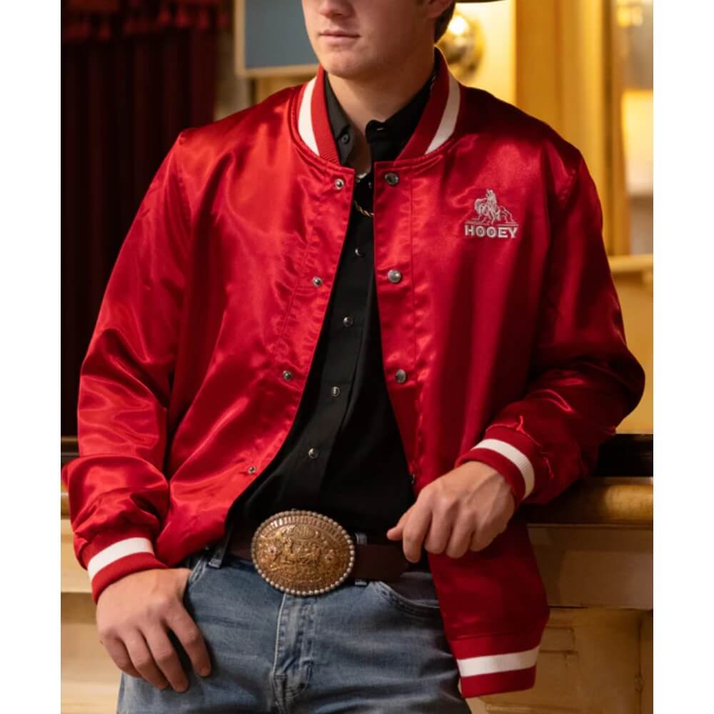 Hooey Mens "Big Sky" Bomber Satin Jacket