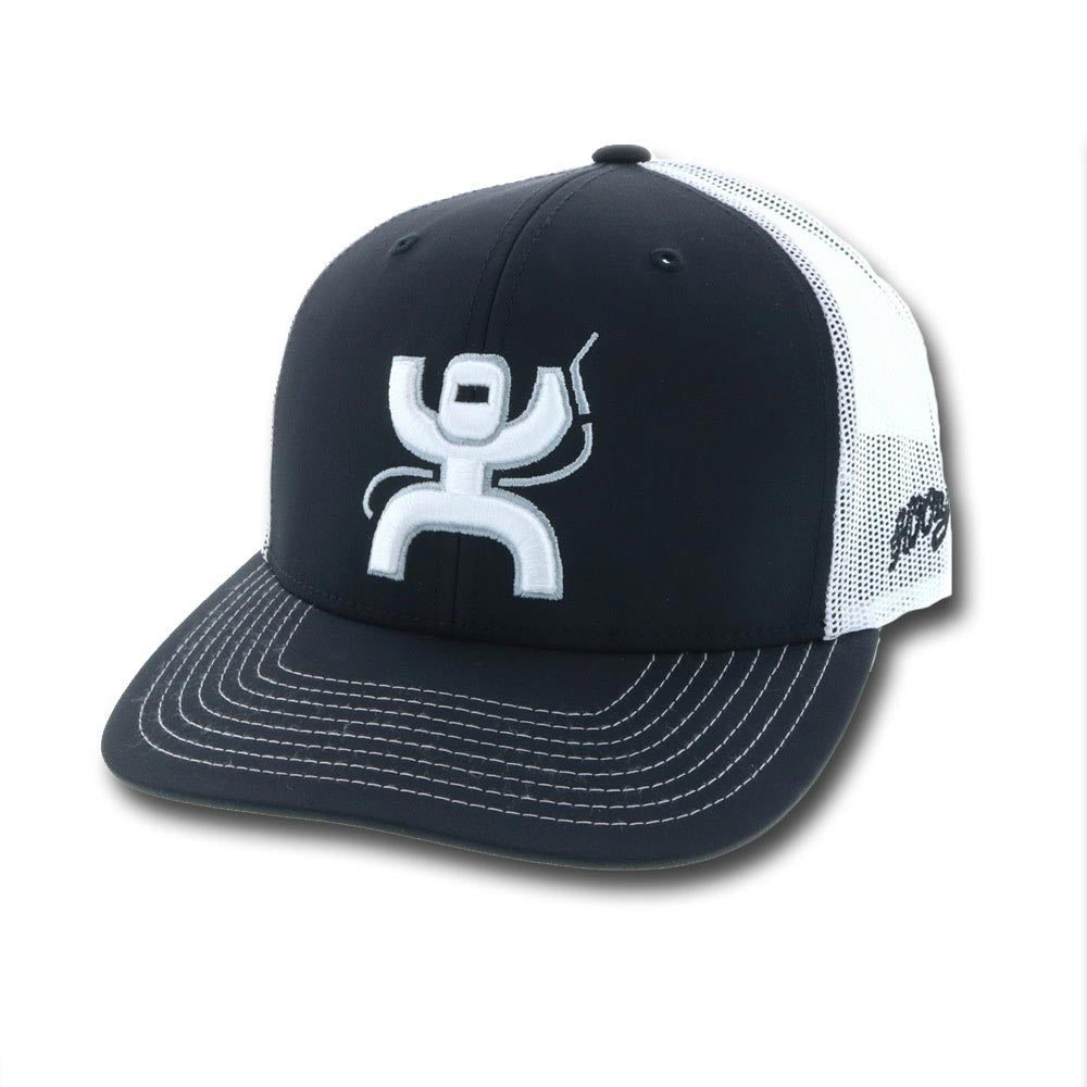 Hooey Mens Black/White ARC Logo Cap - 1862T-BKWH