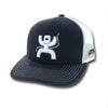 Hooey Mens Black/White ARC Logo Cap - 1862T-BKWH