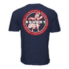 Hooey Mens "Buck'd" T-Shirt Navy - RT2603NV