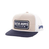 Hooey Mens "CR124" Cactus Ropes Cap Cream/Blue - CR124