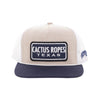 Hooey Mens "CR124" Cactus Ropes Cap Cream/Blue - CR124