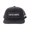 Hooey Mens "CR125" Cactus Ropes Cap Black/White - CR125