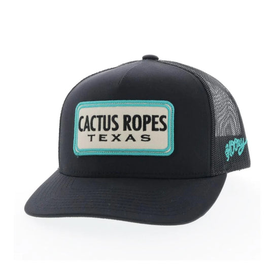 Hooey Mens Cactus Ropes Snapback Cap Black Shop Online