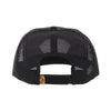 Hooey Mens "Cavvy" Punchy Cap Black w/Leather Patch - 5035T-BK